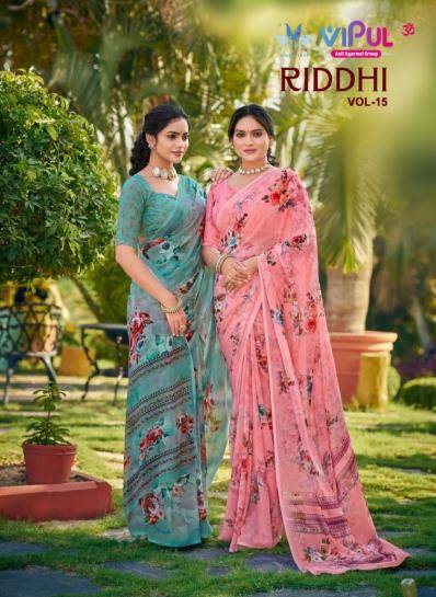 Vipul riddhi vol-15 Saree manufacturer in Bangalore